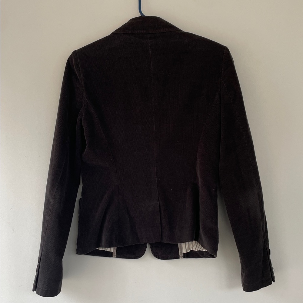 Club Monaco Dark Brown Corduroy Blazer Jacket size 2 - Picture 5 of 5